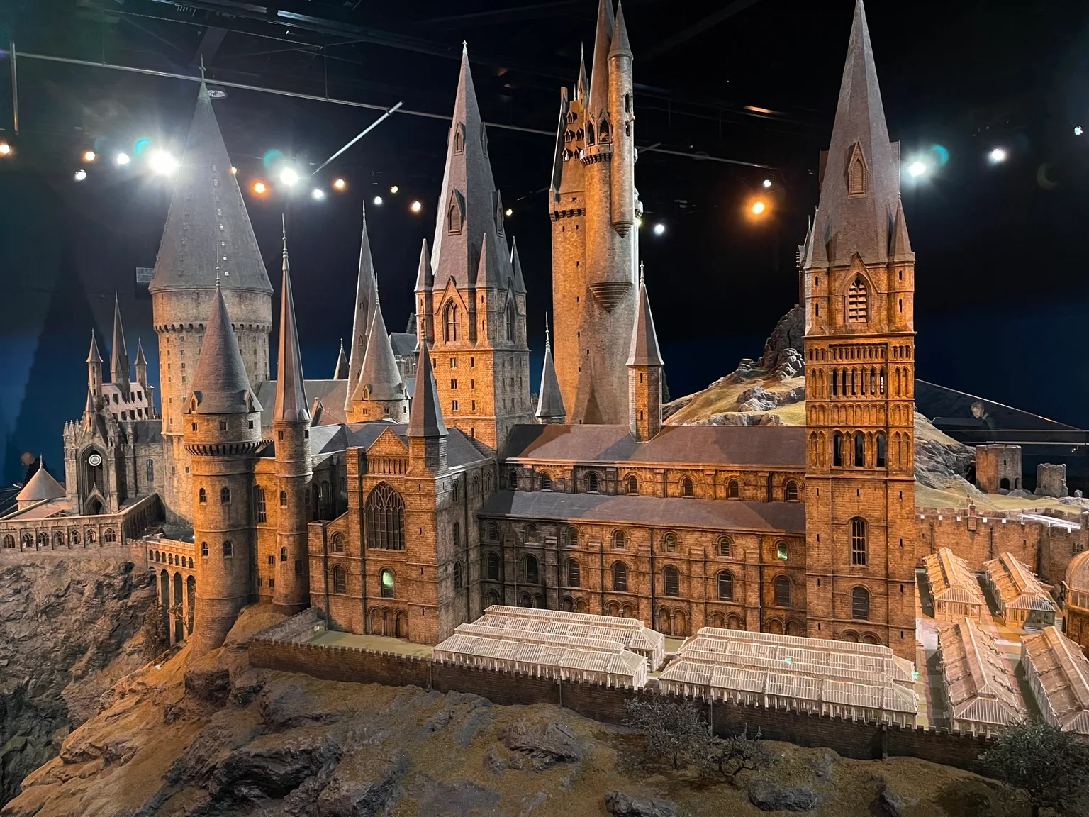 Maqueta de Hogwarts en los estudios de Harry Potter cerca de Londres